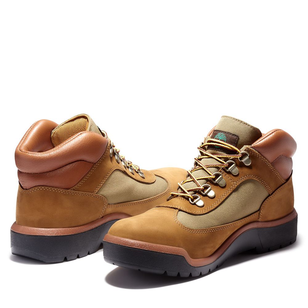 Timberland Αθλητικα Παπουτσια Ανδρικα Καφε - Waterproof Field Boots - Greece 5893712-LB